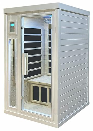 Sauna Firlandese Tradizionale ed infrarossi Multifunzione (SAUNA 90X90 CM 2 POSTI)