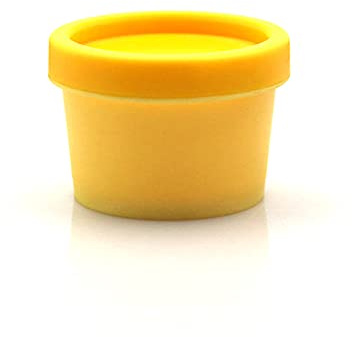 1pcs Botellas Recargables Plástico Jarra De Maquillaje Vacío Bote De Viaje Crema De Viaje Recipiente Cosmético,Yellow,100ml
