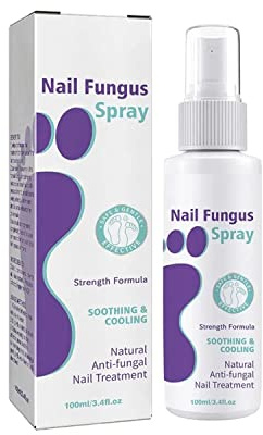 fungo spray, trattamento fungo dell'unghia del piede, trattamento fungo per unghie e rinforzante per unghie e piedi, spray avanzato per unghie e piedi e unghie, ripristino unghie sane (1 pz)