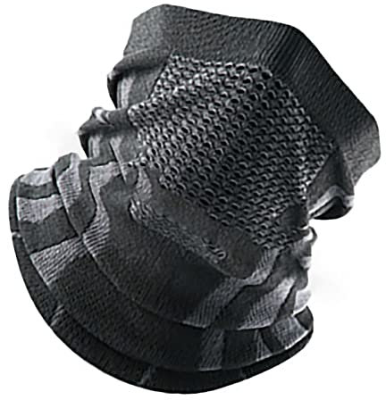 HEEPDD Nackenwärmer, Winddichter, Hautfreundlicher Halsschlauchschal Zum Radfahren (Schwarzgrau)