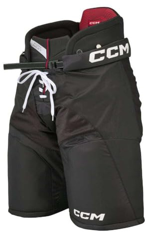 CCM Next - Pantaloni da hockey su ghiaccio, da uomo, colore: nero, taglia S