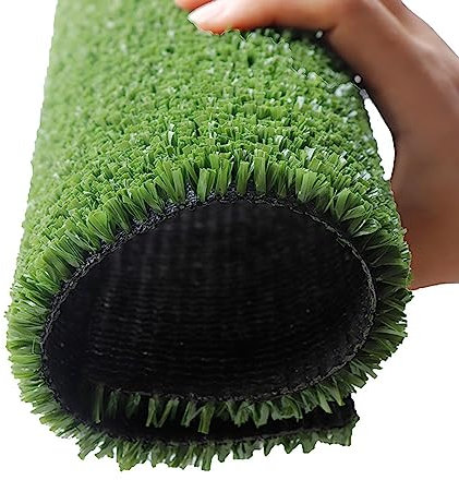 Kunstrasenteppich outdoor, Garten-Rasen, Balkonteppich - Kunstrasen Teppich für Terrasse, Balkon und Freizeit -Grün, Premium Kunstrasen (2x11m/6.6x36.1ft)
