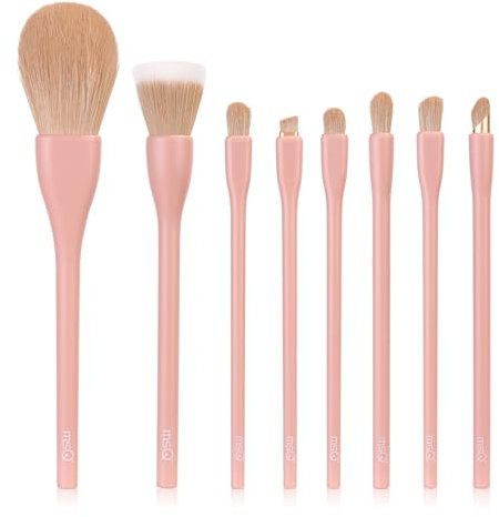 MSQ Professionelle Make-up Pinsel 8 Stücke Make up Pinsel Set Foundation Zypressen Creme Flüssigkeit Professionelle Gesichtsbürsten Lidschatten