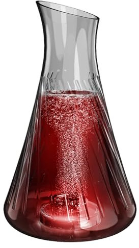 XGXHIN Decantador De Vino De Hidrógeno, Concentración De Hidrógeno De hasta 2000 ppb, Carga Inalámbrica, Aireador Y Garrafas De Vino De Vidrio con Alto Contenido De Borosilicato, Regalo De Vino