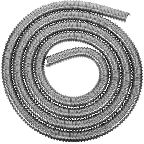 BELLIFFY Funda Cables Electricos de Acero Inoxidable Manguito de Cable Flexible y Resistente al Desgaste Uso en Computadora y Agricultura