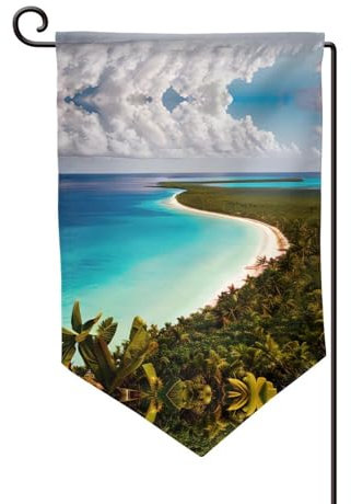 Bandera de la isla de Cuba de 12.5 x 18 pulgadas, perfecta para decoración de patio, jardines y balcones