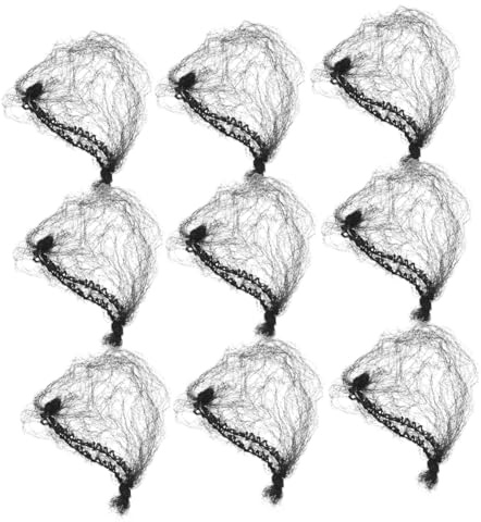 PACKOVE 100stücke Haarnetze Aus Nylon Unsichtbar Und Elastisch Für Dutt-maker Tanz-dutts Und Perücken Leicht Und Atmungsaktiv Geeignet Für Stewardessen Krankenschwestern Und