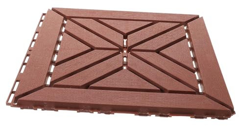 DIYEAH Pavimento per Esterni Pavimento Decorativo per Installazione Facile Veloce Resistente Sole Design Versatile Pratico