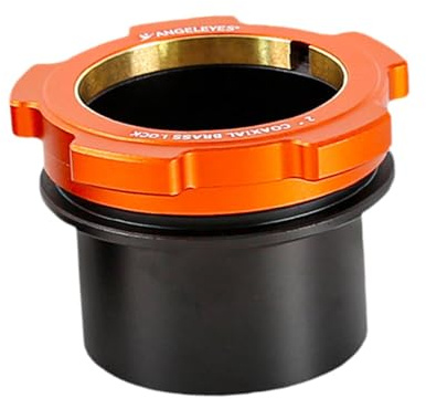 BaotyJie Manicotto di bloccaggio coassiale da 2 Pollici di Ricambio Professionale, Pratico e Facile da installare, Accessori astronomici per telescopi, Orangina