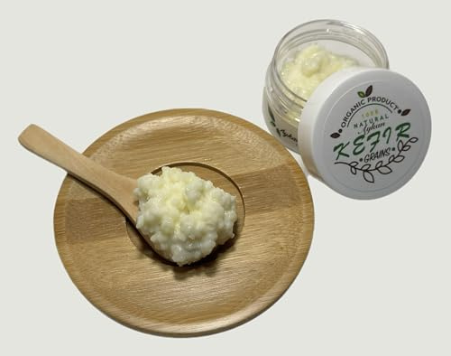 Milk Kefir Grains, Live Kefir Starter Culture, Bulgaros de Leche, Starter Kit Comes with Everything to Start