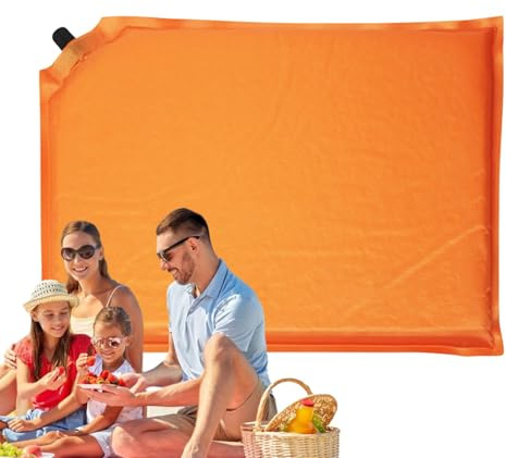 Cojín de asiento inflable, cojín de avión impermeable, almohadilla antideslizante de 16 pulgadas con diseño plegable compacto, material con válvula a prueba de fugas, accesorio para silla de estadio a