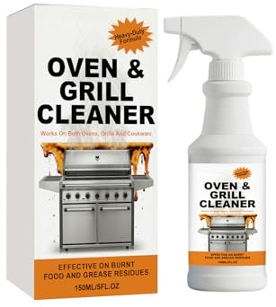 Pulitore e Sgrassatore extra forte Per Fornos,Pulitore Spray Sgrassante per Griglie,Pulitores di Resina Spray per Griglie e Barbecue,Pulitores Superfici Multiuso per Forni