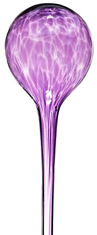Bewässerungskugel Durstkugel Gartenflair lila h 35,5cm Ø 9,5cm