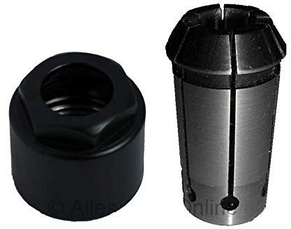 Kress Spannzange d=6,0mm + Überwurfmutter (neu) für KRESS Fräsmotoren
