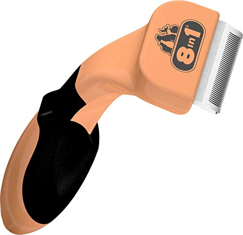 8in1 Perfect Coat DeShedder - Unterfellbürste für Katzen, für Kurzhaar und Langhaar geeignete Katzen-Bürste