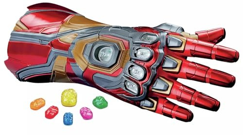 Hasbro Marvel Legends Series Iron Man Nano Gauntlet, elektronischer Handschuh mit Gelenken, Lichtern und Sounds, abnehmbare Infinity-Steine, F0196, One Size
