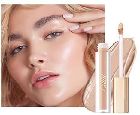 Oulac Concealer Full Coverage, Concealer for Under Eyes, Long Lasting Concealer, Multipurpose Make up Concealer, Moisturising & Hydrating Formula, Shade: W2 Nude 3.8 ml