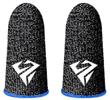 1 Paar Gaming Fingerhülsen Daumen Finger Kinderbetten Fingerspitzen Abdeckung für Handy Spiele Gaming Finger Ärmel Finger Kinderbetten für Handy Spiele Sensitive Mobile Touch Feel