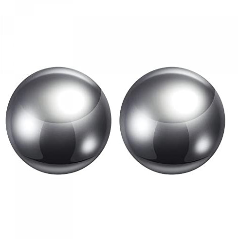 sourcing map 2pcs 40mm Carbon Steel Bearing Balls Precision Polished