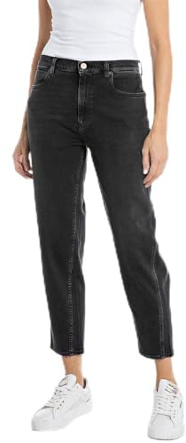 REPLAY Keida Jeans, 097 Dark Grey, 28 W para Mujer