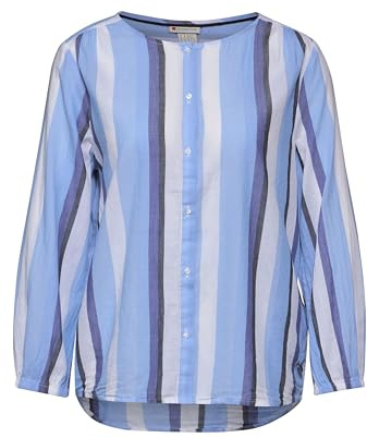 STREET ONE sommarblus med tryck, Original blå, 44