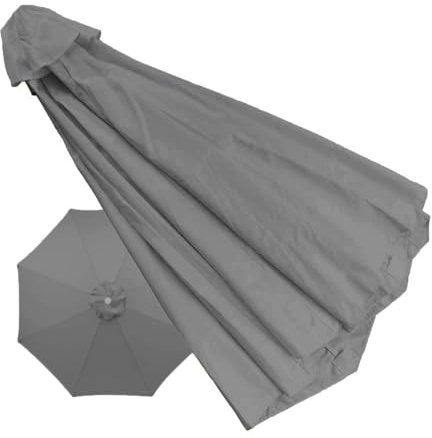 MERUNNRY 2.5m Replacement Parasol Canopy, Outdoor Garden Parasol replacement Cover patio umbrella replacement Cloth Round fabric cover for Garden Umbrella 2.7m/3.0m+6 Arms/8 Arms Anti-ultraviolet