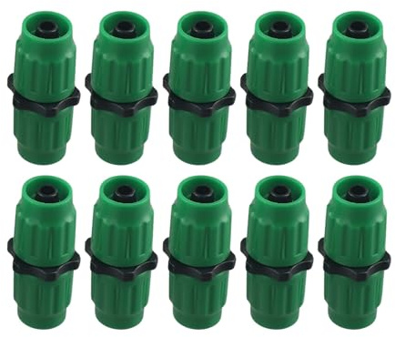HOHOVYVY Zubehör Zu Flexschlauch Reparieren,Kupplung Zur Reparatur Dehnbarer Gartenschläuche, Erweiterbares Gartenschlauch-Reparaturset(10pcs)