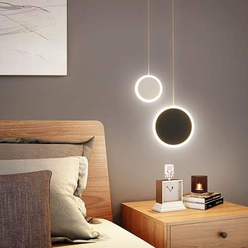 SSNCcNC Modern Design Pendelleuchte Kreative Hängelampe 2-Flammig Schlafzimmer Bettlicht LED Esszimmer Nachttisch Hängeleuchte Deckenleuchte Wohnzimmer Loft Bar Café Küche Pendellampe