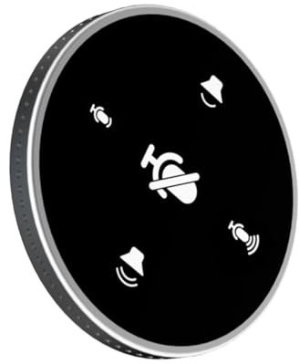 Totority microphone omnidirectionnel pour micro d'ordinateur microphone de conférence téléphonique microphone de table micro USB outil de chat de jeu alliage d'aluminium Noir