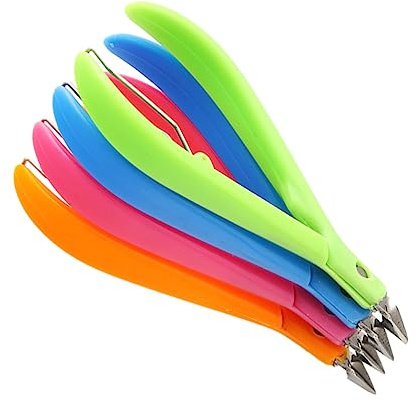 Vaguelly Alicate para Cutículas y Uñas Profesional 1 Unidad Tamaño Compacto Cuchillas Afiladas para Manicura y Pedicura Uso Portátil Cuidado Personal Color Aleatorio