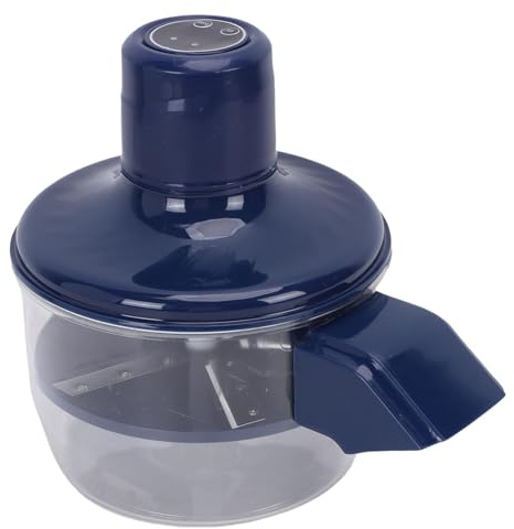 OVAQUIXI Máquina Peladora de Uvas Eléctrica, Pelador de Frutas Automático Inalámbrico Recargable de 50W con Batería de 1300mAh Material ABS para Cocina Doméstica