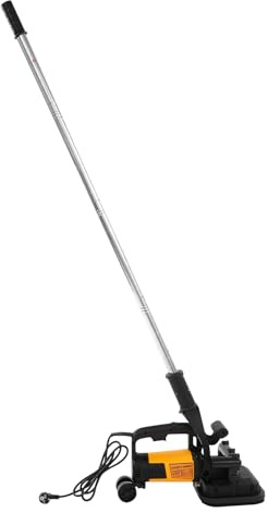 MIUKYUI Set completo da 3800 W, levigatrice professionale per calcestruzzo, levigatrice e lucidatrice con dischi diamantati e in resina, motore in rame, impugnatura ergonomica per pavimenti e pareti