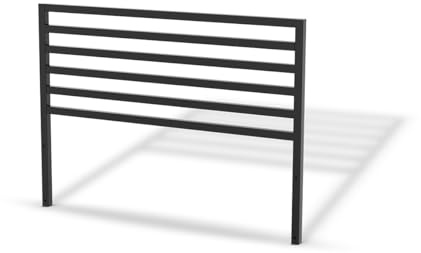 Cozze® Galler 110 cm – Väggförvaring för utekök, pulverlackerad aluminium (matt svart), enkel montering, max 30 kg, passar Cozze Elements