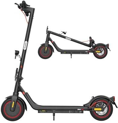 E Scooter mit Straßenzulassung Max 30/20 km Reichweite, ABE Elektroroller Belastung bis 120kg, LED, 20km/h, 500/350W Motor,Duales Bremssystem Leicht Kompakt & Stabil Eroller Für Pendler