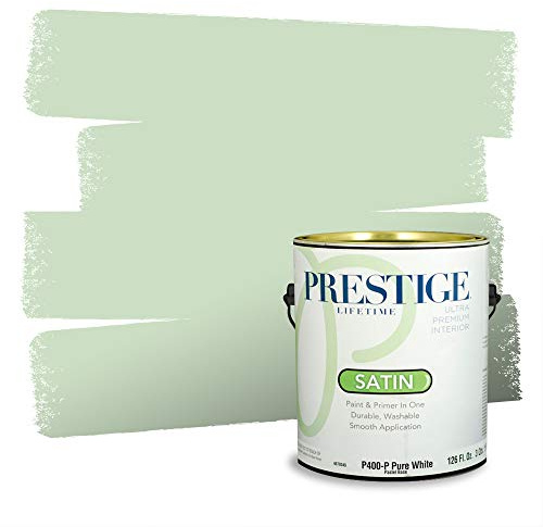 PRESTIGE Paints Interior Paint and Primer In One, 1-Gallon, Satin, Comparable Match of Valspar* Crocodile Dreams*