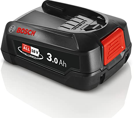 Bosch Wechsel-Akku BHZUB1830, 3.0 Ah, 18V, Power for All Alliance, geeignet für alle kabellosen Unlimited Staubsauger, Lange Laufzeit, für alltägliche Reinigungen, schwarz