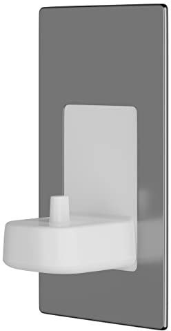 Wall Mounted Electric Toothbrush Charger, Polished Steel Finish, Replaces Shaver Socket