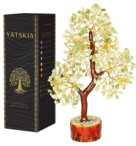 Green Jade Stone - Tree of Life, Bonsai Jade Tree, Crystal Tree, Bonsai Tree, Artificial Trees, Green Jade Healing Money Tree, Crystal Money Tree, Crystal Trees as Home Decor, Metaphysical Gift