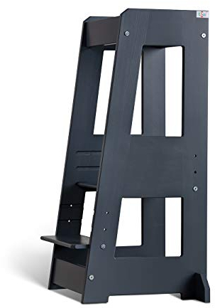 tiSsi Lernturm Learningtower Felix, Entdeckertum Montessori mitwachsend Buche grau