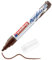 edding 5100 marcador acrílico de trazo medio - marrón - 1 rotulador acrílico resistente al agua - punta redonda 2-3 mm - pintura acrílica para lienzo, papel kraft, madera y piedra