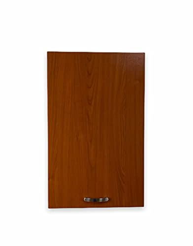 Alfredo Calandrelli Mobile Pensile con Porta in Vari Colori ed in Varie Misure, Compreso di 1 anta, Spedizione a Kit, Colore ciliegio, Misure 90x45x33