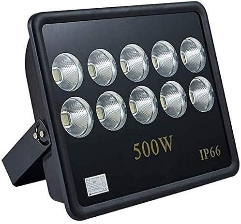 AAOTE Proyector Led 500W Proyector LED Exterior| Luz de Trabajo de Seguridad a Prueba de Agua IP66 para Luces de Seguridad de iluminación de sitios de construcción (Color : White Light)