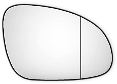 Wing mirror glass replacement RIGHT DRIVER SIDE OFFSIDE - compatible with VW GOLF 5 MK 5 2003-2007 - TO STICK ON Car side wing mirror blindspot - Car wing mirrors & replacement parts