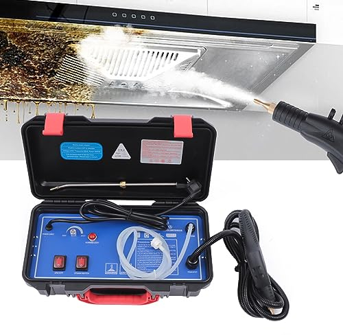 Kaichenyt Pulitore a vapore ad alta pressione, 220 V, 3000 W, pulitore a vapore portatile ad alta temperatura, per cucina, bagno, sedile auto, mobili