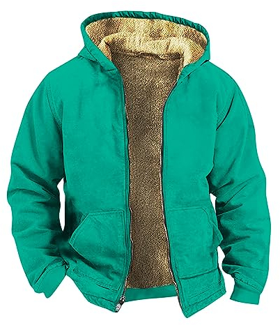 KONG JIMFAN Sweatjacke Herren Muscle Shirt Herren was Ist EIN Blouson? Daunenjacken Highschool Jacke Fahrrad Jacke Tshirt 50 Geburtstag Mann Sweatshirt Jacke Herren Regenjacke Test(Green,L)