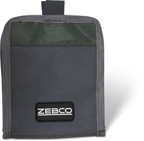Zebco fack medium fiskeväska rig plånbok tillbehörsväska storlek 12 x 16 cm, Grön, avslappnad