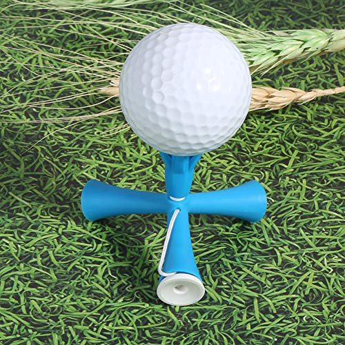 SPYMINNPOO Verstellbare -Tees, Verstellbare -Tees, Höhenverstellbare 50-mm-Stativ-Tees aus Kunststoff, Trainings-Tees für Golfer, Anfänger, Club, Outdoor-Spaß-Tees