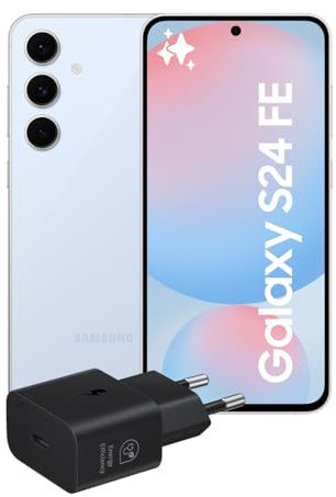 Samsung Galaxy S24 FE Smartphone AI, Caricatore Incluso, Display Dynamic AMOLED 2X 6.7'', Dual SIM, Fotocamera 50MP, 8GB RAM, 128GB, Batteria a lunga durata, IP68, Blue [Versione Italiana]