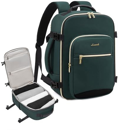 LOVEVOOK Handgepäck 40x30x20 für Ryanair, Kleiner Handgepäck Rucksack Tasche Reiserucksack Flugzeug, Hand Luggage Travel Backpack Damen Herren für 13,3 Zoll Laptop, Cabin Bag Eurowings 40x30x25