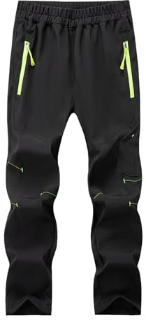 SUKUTU Pantaloni Primaverili ed Estivi ad Asciugatura Rapida per Ragazzi e Ragazze Pantaloni da Trekking Leggeri per Bambini